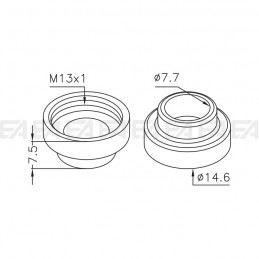 Ring GHI030 technical drawing